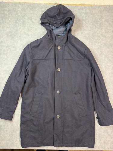 Coat mens xl blue - coat, wool