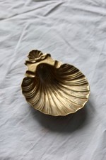Vide-poche vintage coquillage en laiton - Style baroque