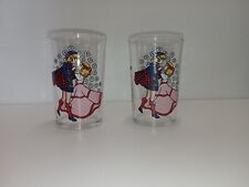 deux verres à l'effigie du