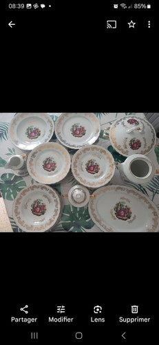 Service vaisselle ancienne - service,