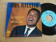 DISQUE 45T AVEC LANGUETTE DE  JOHN WILLIAM  " SI TOI AUSSI TU M'ABANDONNES " 