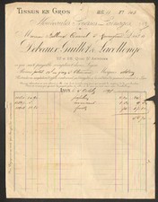 LYON (69) TISSUS SOIERIE