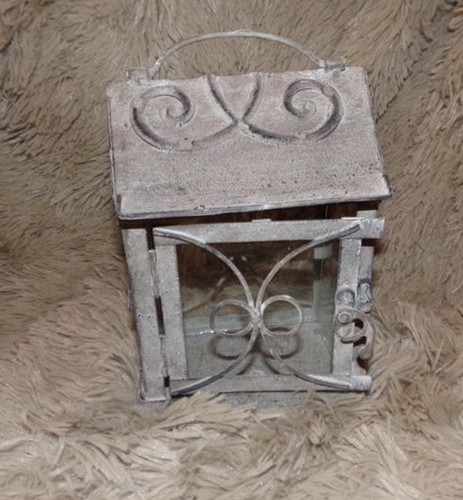 Lanterne photophore métal