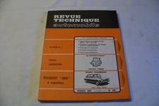 Revue technique automobile Peugeot 504 Injection (RTA N°285)