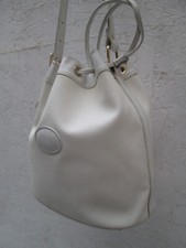 -  LONGCHAMP   sac à main bandoulière cuir synthétique TBEG vintage bag
