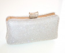 Pochette femme argentée