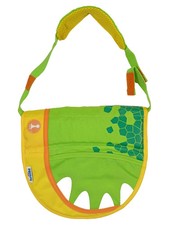 TRUNKI Sac Bandoulière Enfant Vert Jaune Géométrique