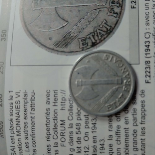 Pièce franc alu - pièce, bazor