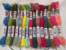 lot 15 coton retors mat DMC 