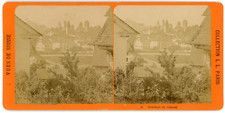 Stereo, Suisse, château de Thoune  Vintage stereo card -  Tirage albuminé  8