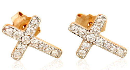 Boucles oreilles croix - boucles, d’oreilles