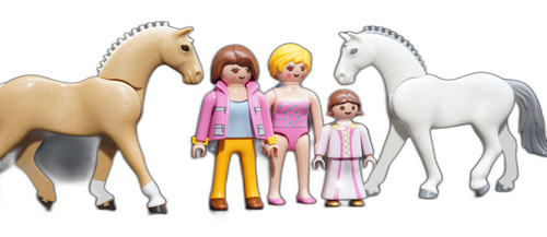 Playmobil cavalière avec