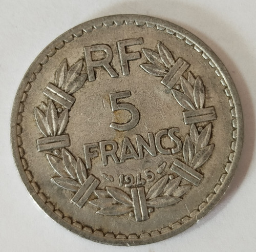Pièce francs 1945 - de,