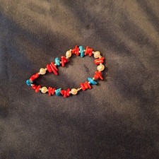 Joli bracelet perles bleu