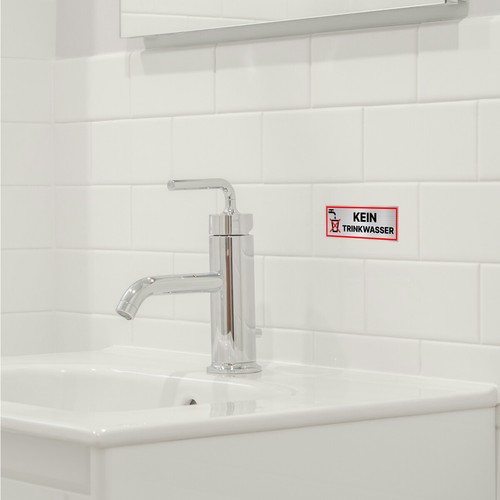 Panneau pas eau potable - panneau,