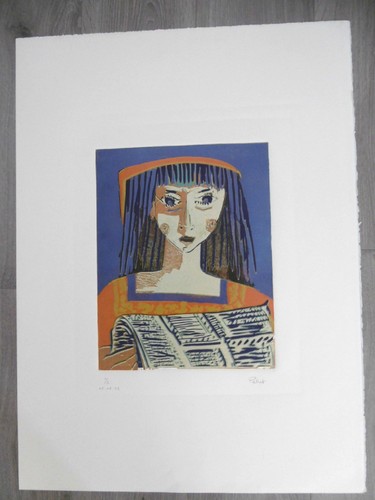 Pellat linogravure originale - linogravure,