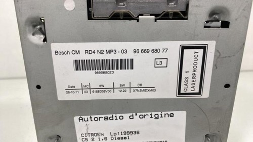 Autoradio origine citroen - d'origine, c5