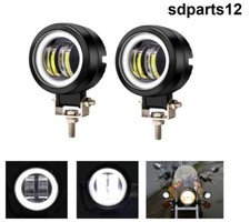 2 Phares de Travail Rond 3"