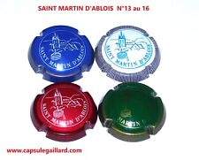 4 Capsules de Champagne - SAINT MARTIN D'ABLOIS N°13 au 16