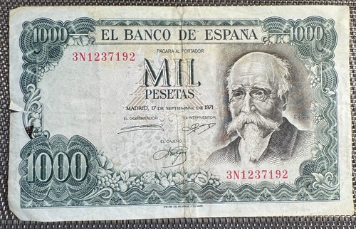 Espagne billet 1000 pesetas - espagne,