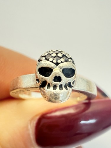 Bague tête mort avec - tête,