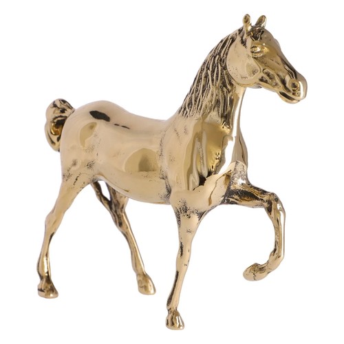 Statue cheval laiton - de,
