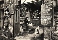 CPSM GF 29 - LOCRONAN (Finistère) - Tal-Ar-Varriken 1901. Buvette aux barriques