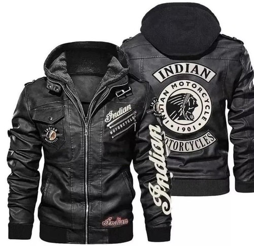 Men indian black motorcycle - black,
