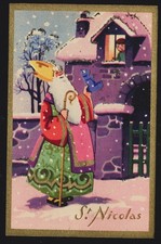 REF AF NOEL II -49- ST NICOLAS carte postale ancienne -éditeur IDA PARIS