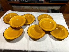 Lot de 8 assiettes creuses Faïences Haute Provence ADP Art de la table
