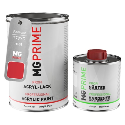 Pantone 1797c red mat - pantone,