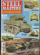 STEEL MASTERS N°25 CHAR INCENDIE / PANTHER F/ PANZER III L/ 1e RFM / DICKER MAX