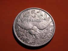 NOUVELLE-CALEDONIE. 5 FRANCS