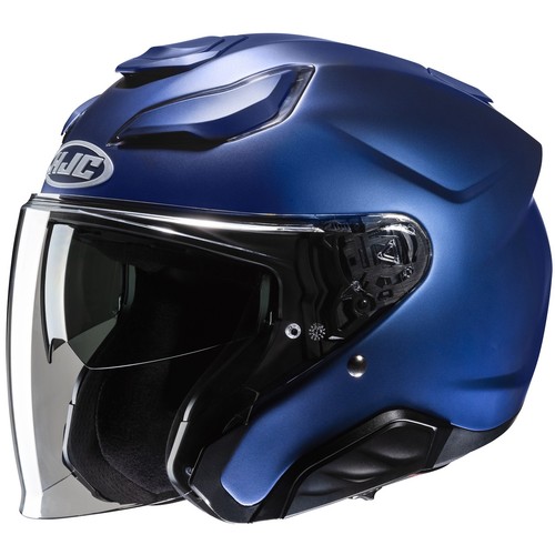 Casque jet hjc f31 bleu - casque,