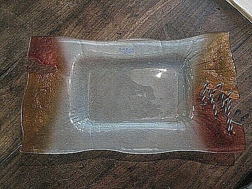601 grand plat en verre - grand,