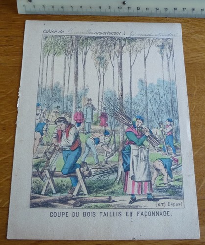Ancien protège cahier - ancien, protège-cahier