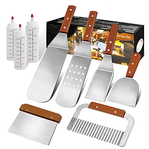 Kit spatule plancha - spatule,