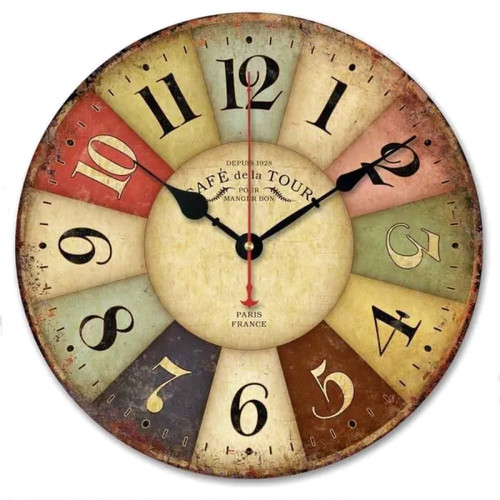 Horloge pendule murale - pendule, bois