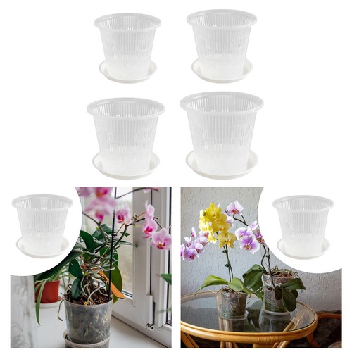 Pots orchidées avec trous - à,
