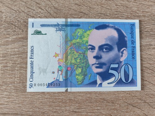 Billet francs saint exupery - saint,