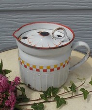 ANCIEN POT A LAIT  BOUILLOIRE