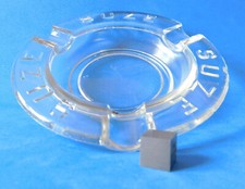 Cendrier publicitaire en verre