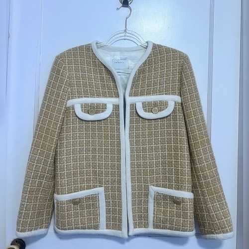 Sandro mielle tweed jacket - mielle,