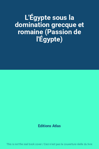 égypte sous domination - l'Égypte, la