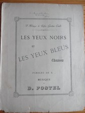 PARTITION POSTEL DEDICACE