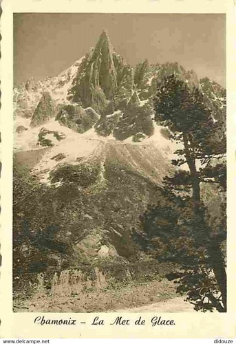 Carte postale chamonix - carte,