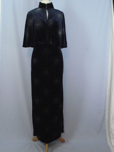 Robe longue fourreau - , velours
