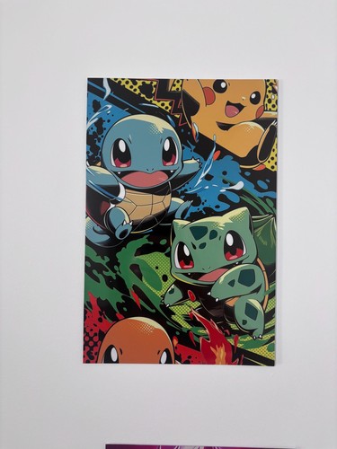 Poster metal starters pokemon - poster,