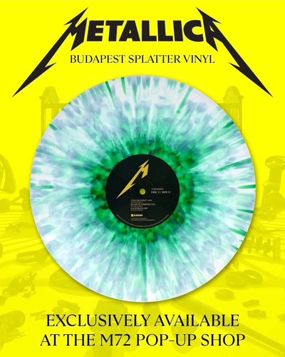 Metallica vinyl splatter - vinyl,