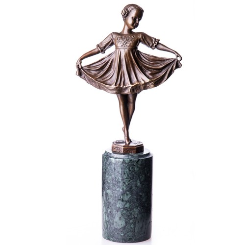 Sculpture ballerine bronze - sculpture, en